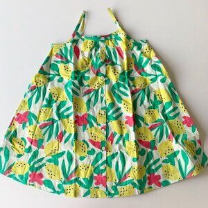 Hanna Andersson Girl Print Woven Summer Dress 6-7 Years 120